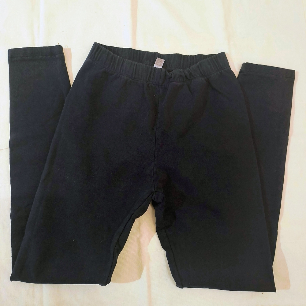Everyday Basics Black Cotton Leggings Size M